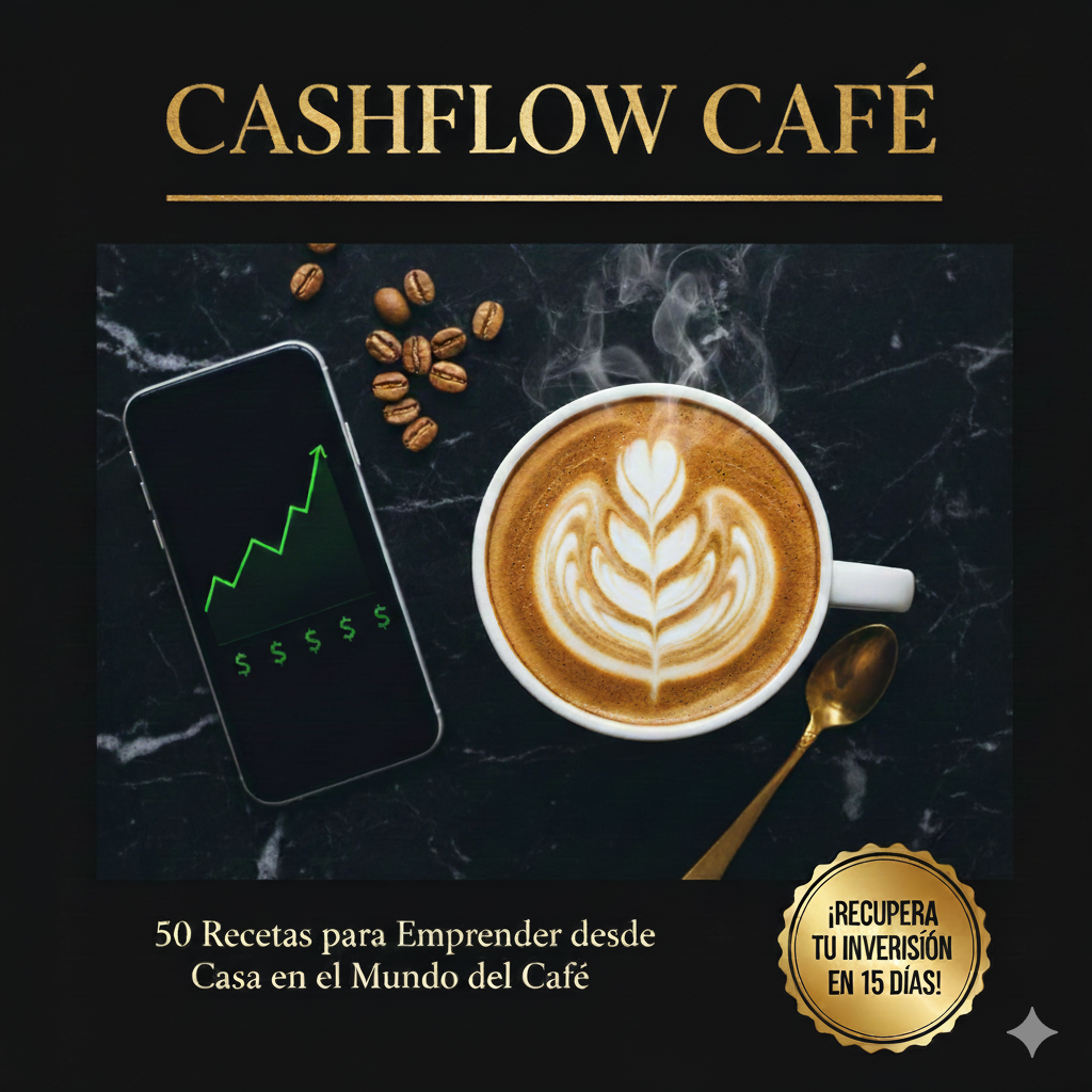 50 recetas para emprender en el mundo del café +3 bonos. Ganá 1000 usd al mes